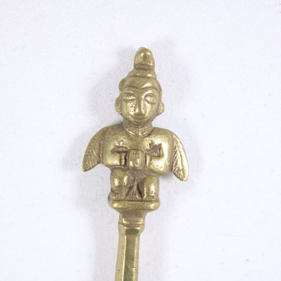 Solid brass Inca angel soda bottle opener - Picture 2 of 10